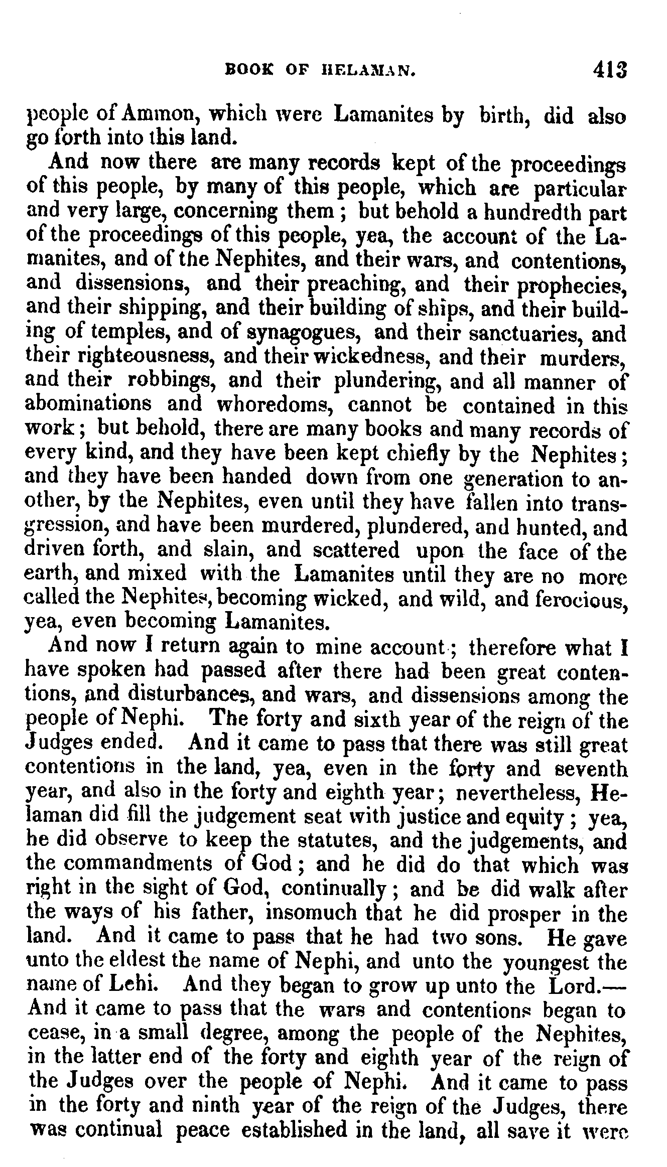 Book Of Mormon - Helaman - Page 413