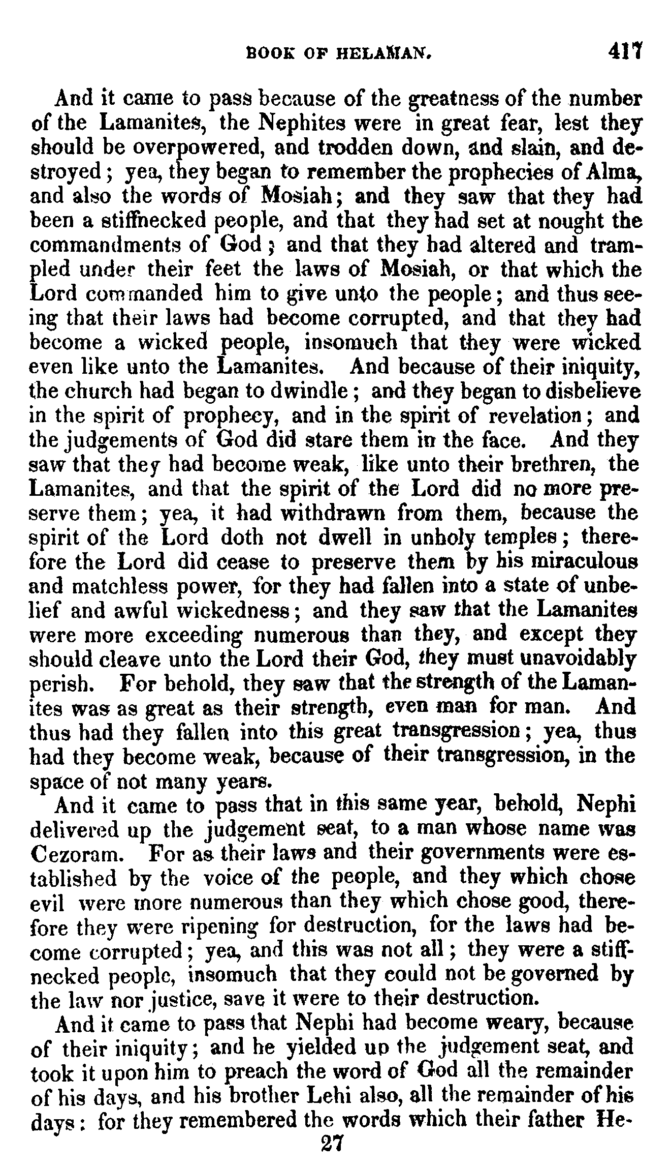 Book Of Mormon - Helaman - Page 417