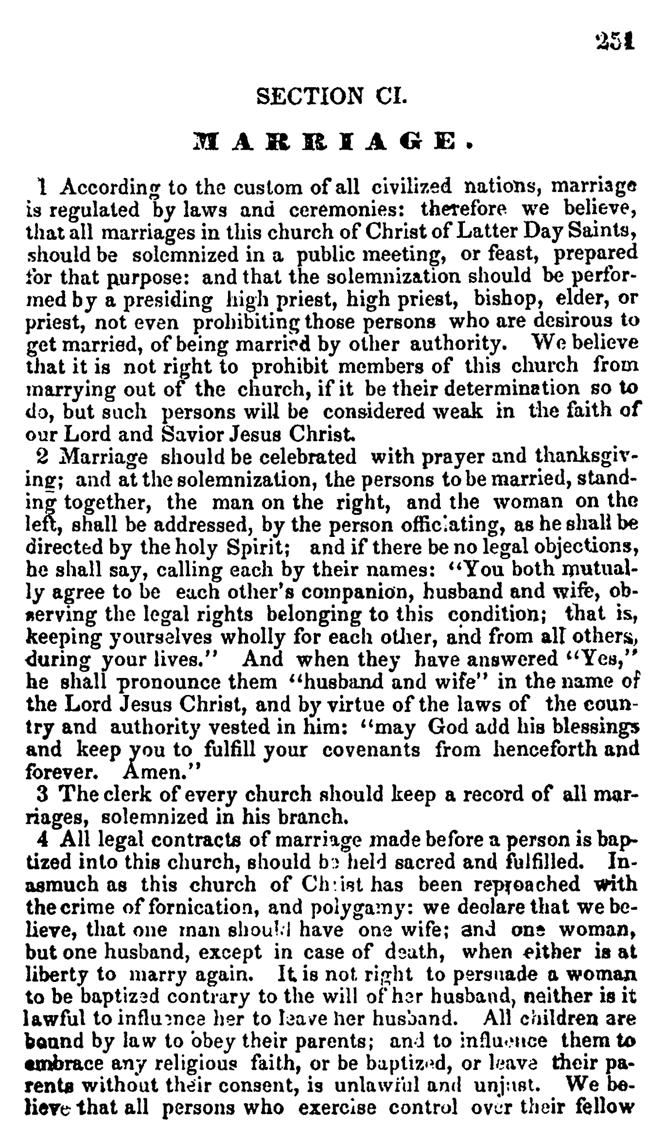 1835 Doctrine & Covenants, C1, p. 251