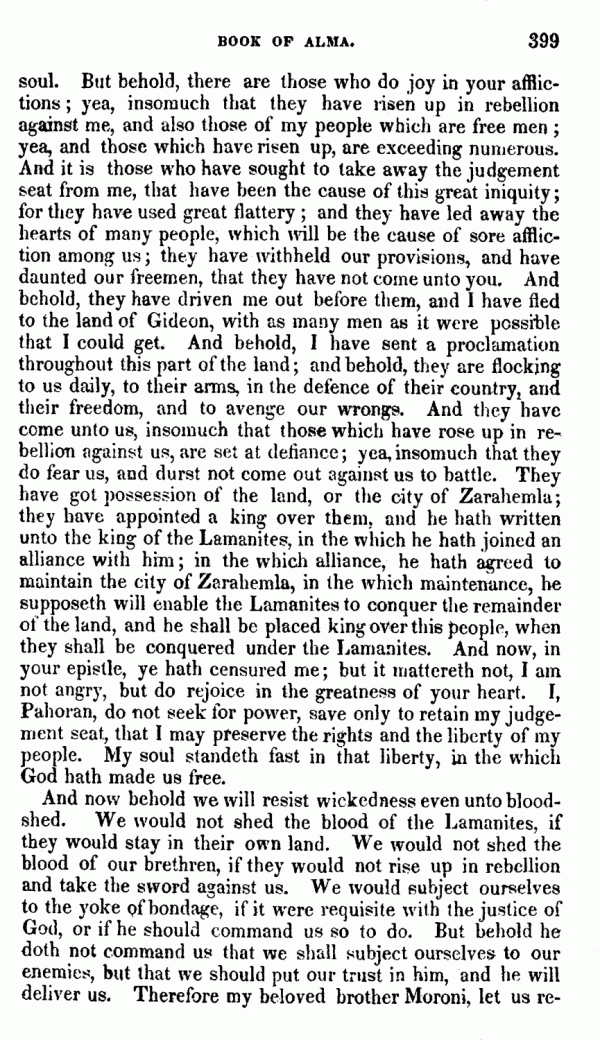 Book Of Mormon - Alma - Page 399