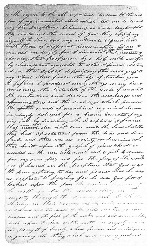 Joseph Smith Letter 1832 p.2
