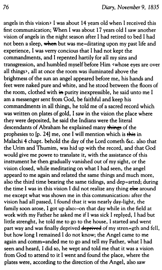 Joseph Smith Journal 1835-36 p.24 printed