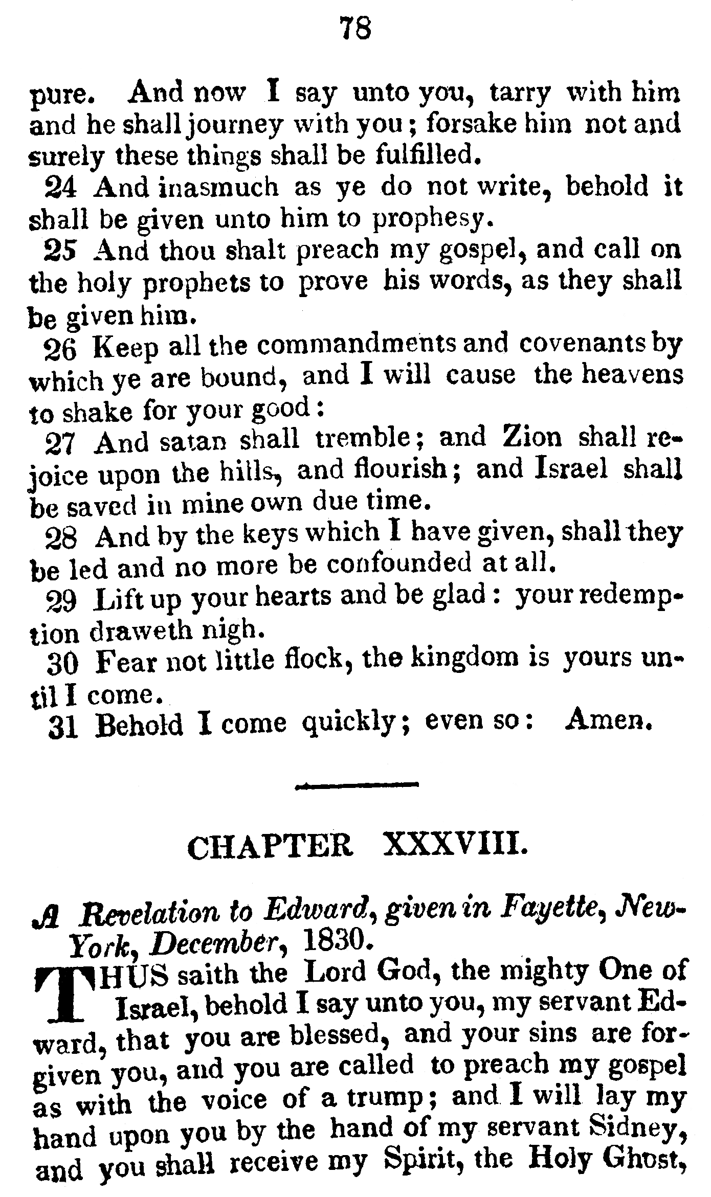 Doctrine And Covenants Page 78
