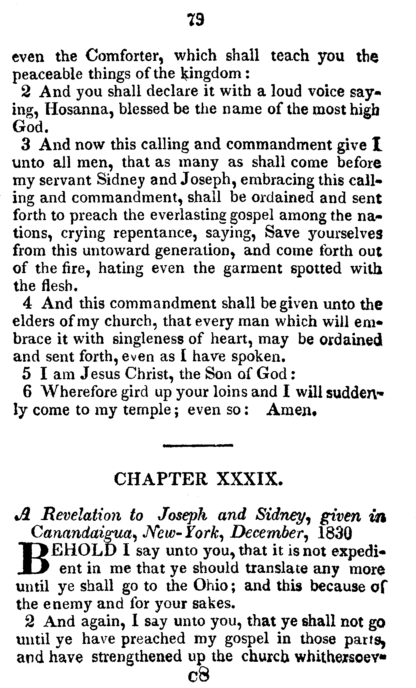 Doctrine And Covenants Page 79