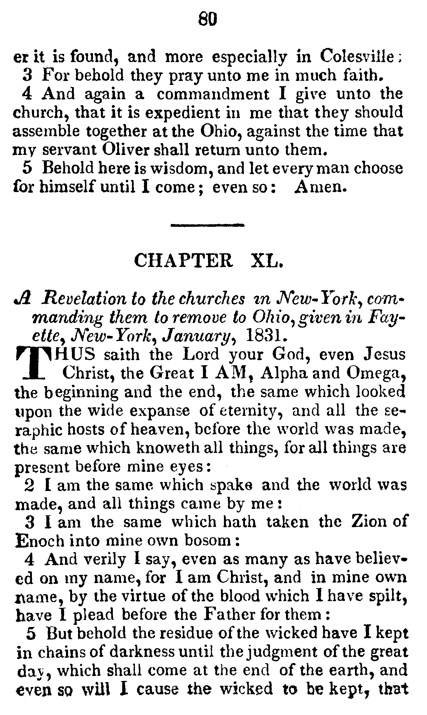 Book of Commandments 1833 Page 80