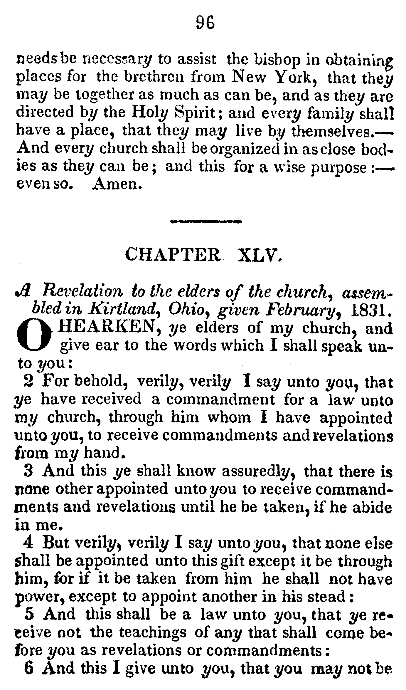 Book of Commandments 1833 Page 96
