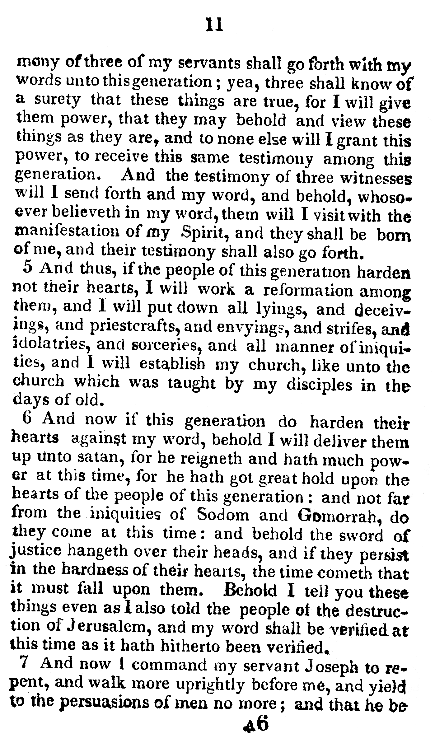 Book Of Commandments 1833 Page 11