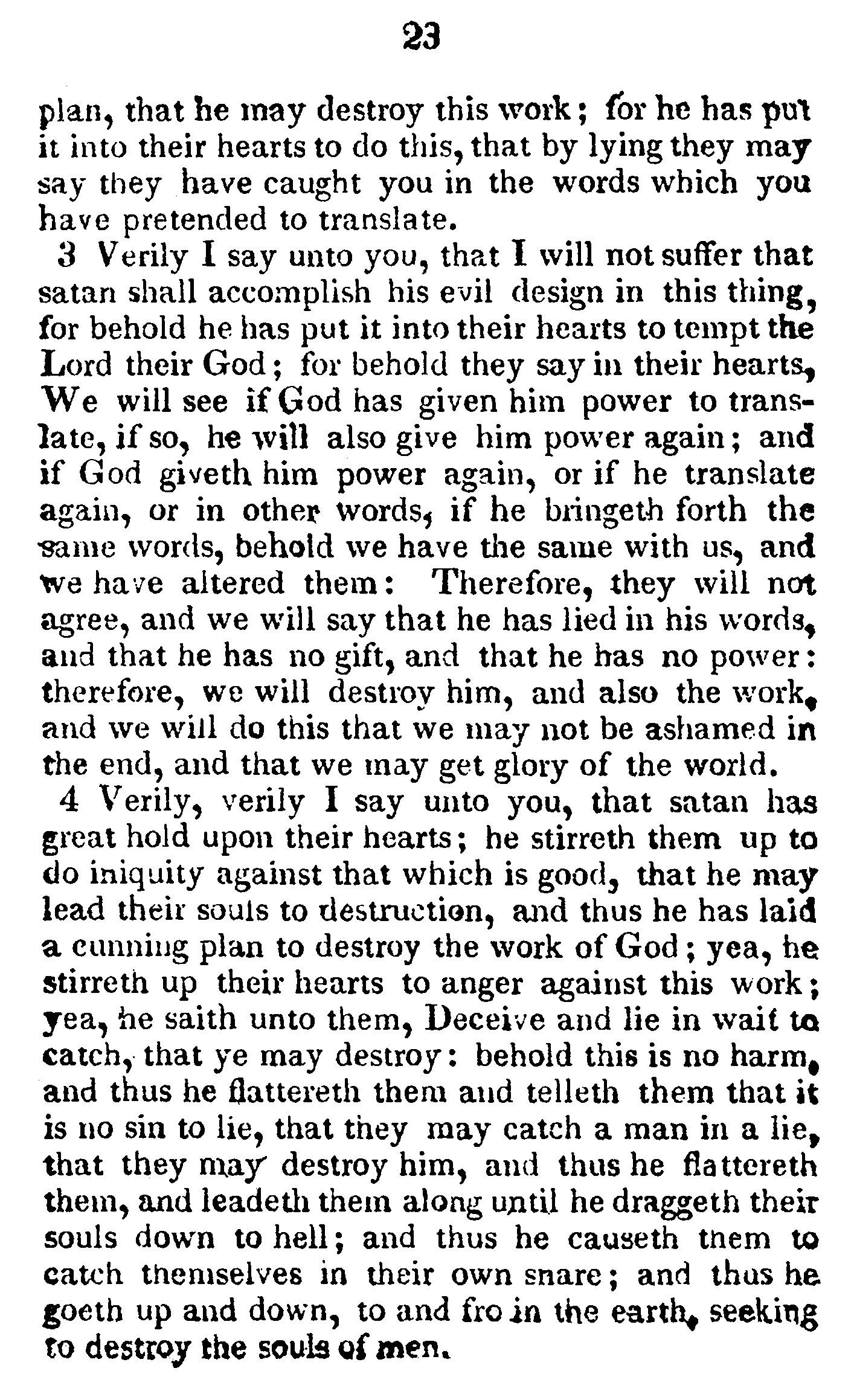 Book Of Commandments 1833 Page 23