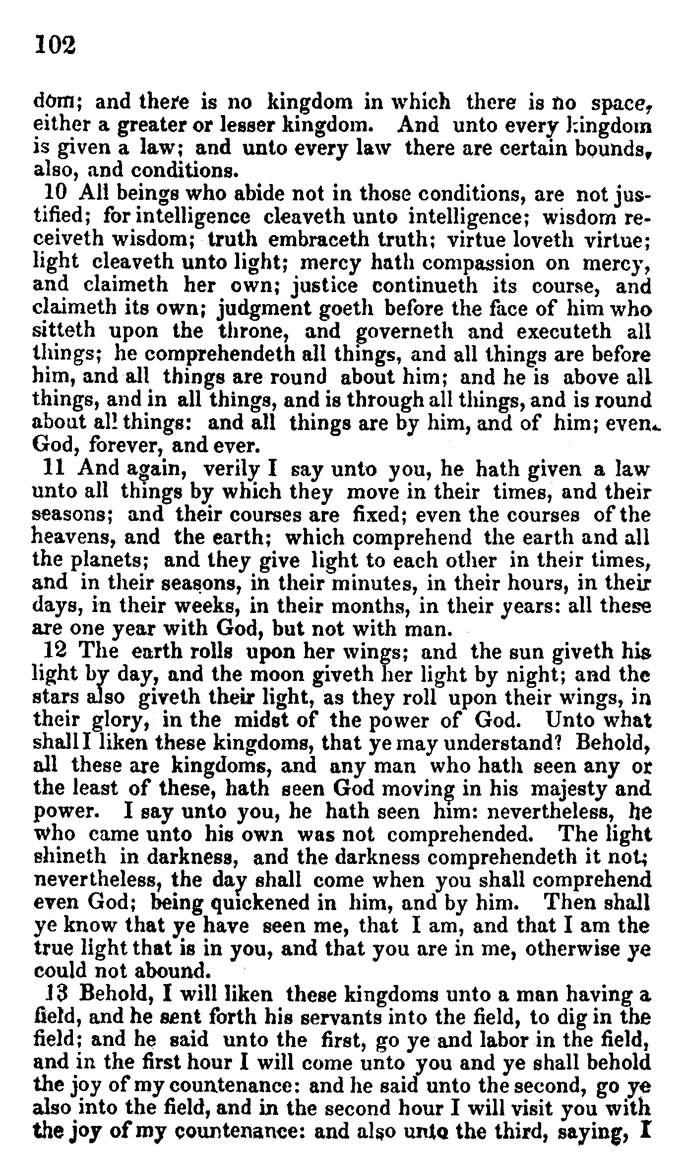 Doctrine And Covenants Page 102