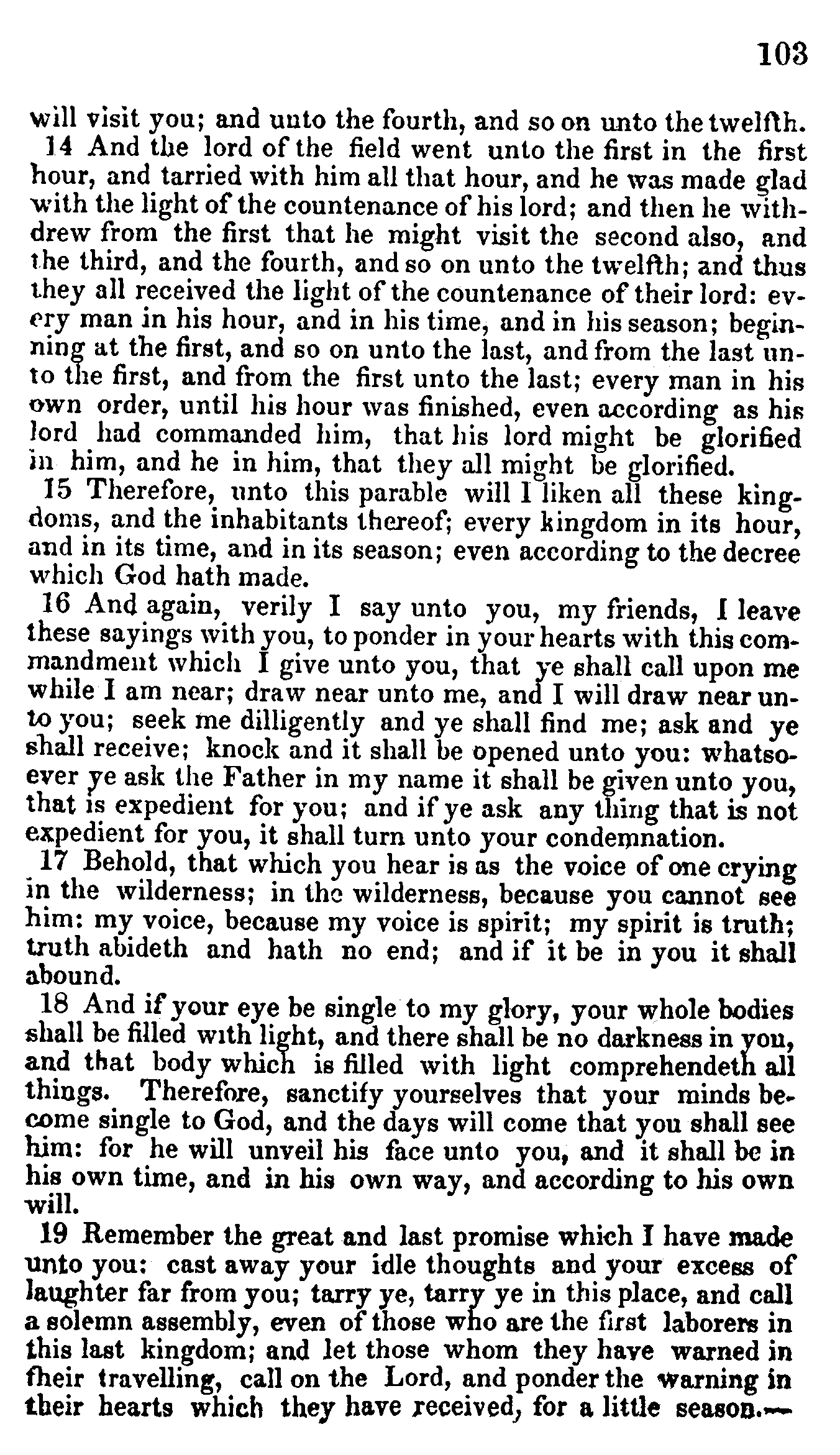 Doctrine And Covenants Page 103