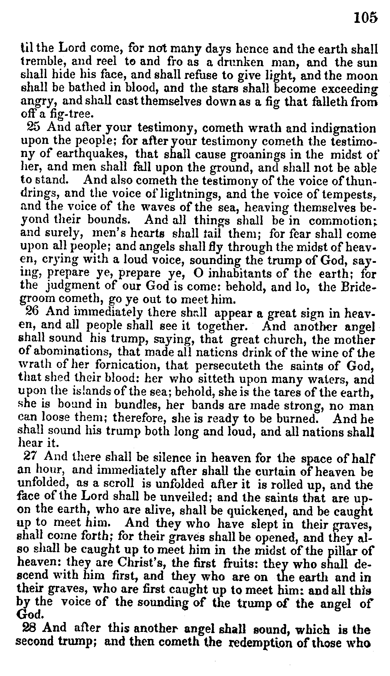 Doctrine And Covenants Page 105