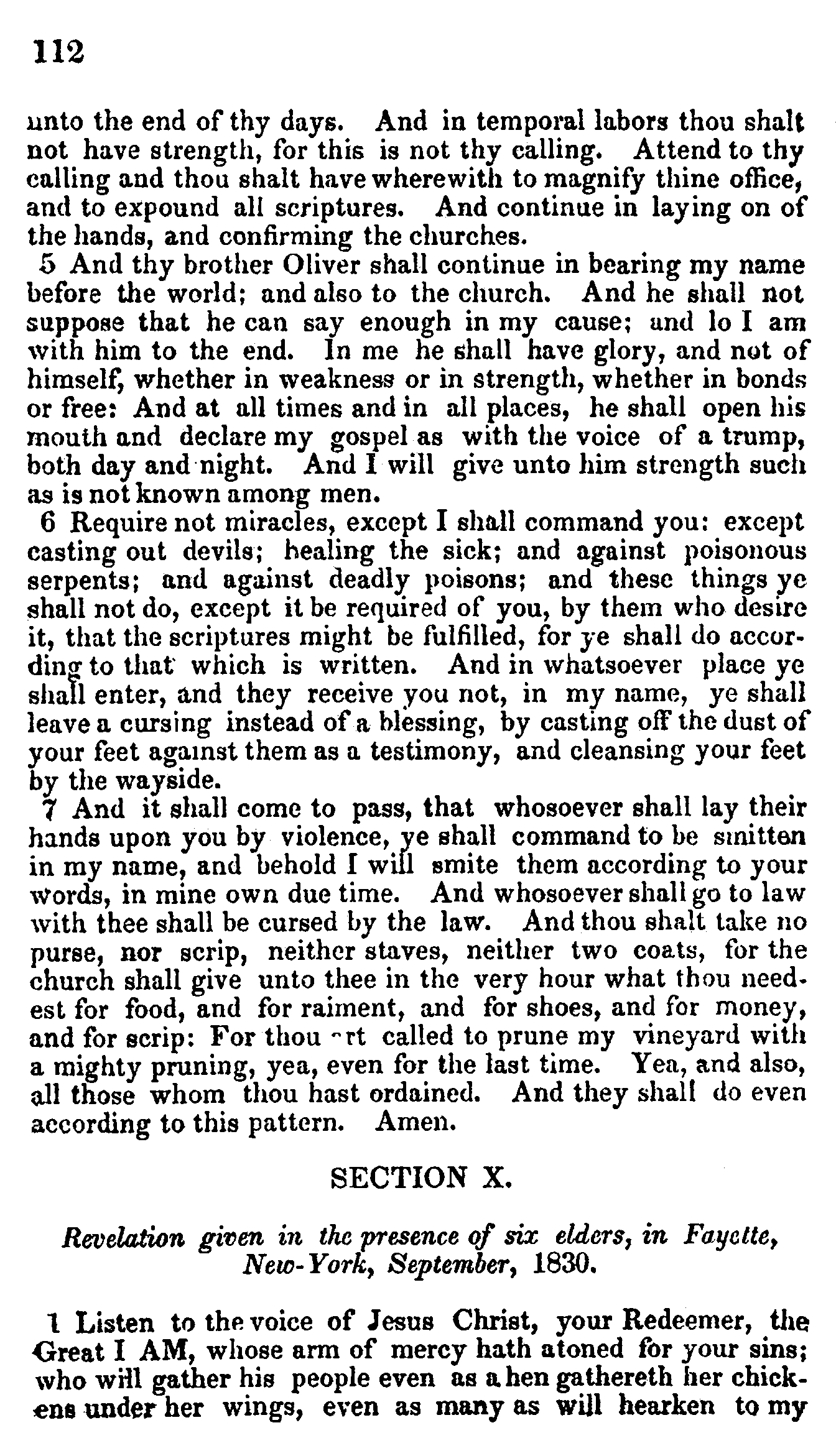 Doctrine And Covenants Page 112