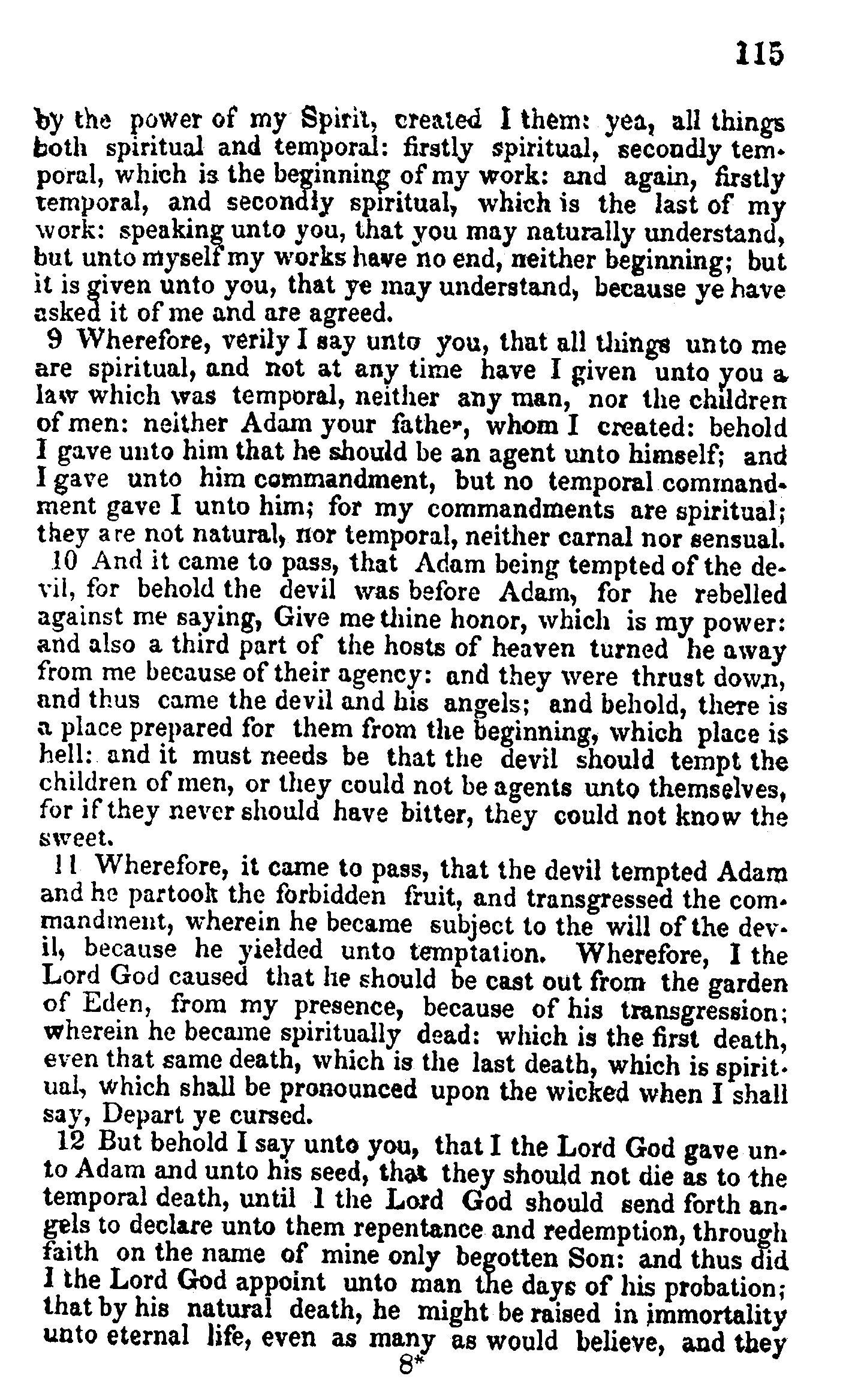 Doctrine and Covenants 1835 edition p.115