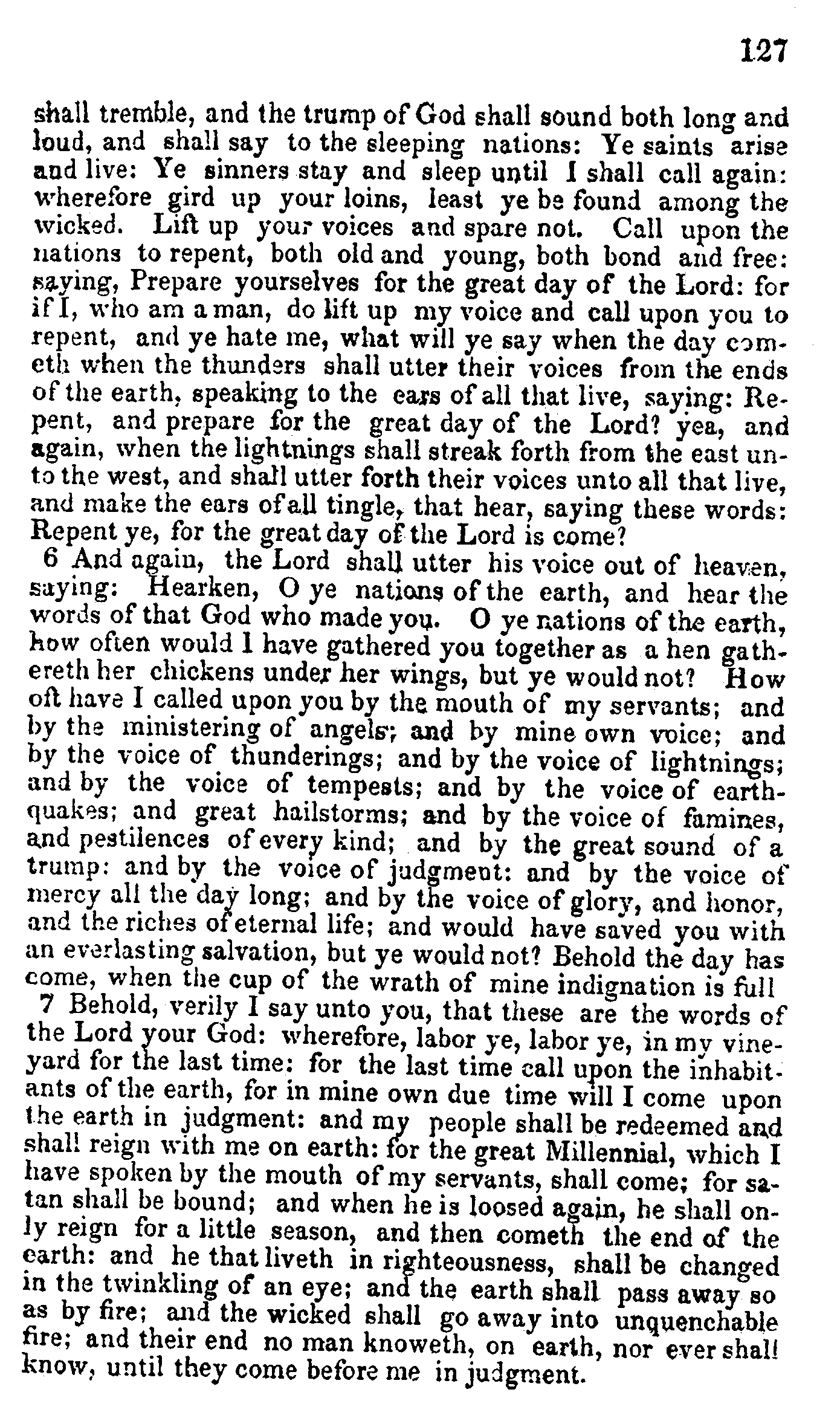 Doctrine And Covenants Page 127