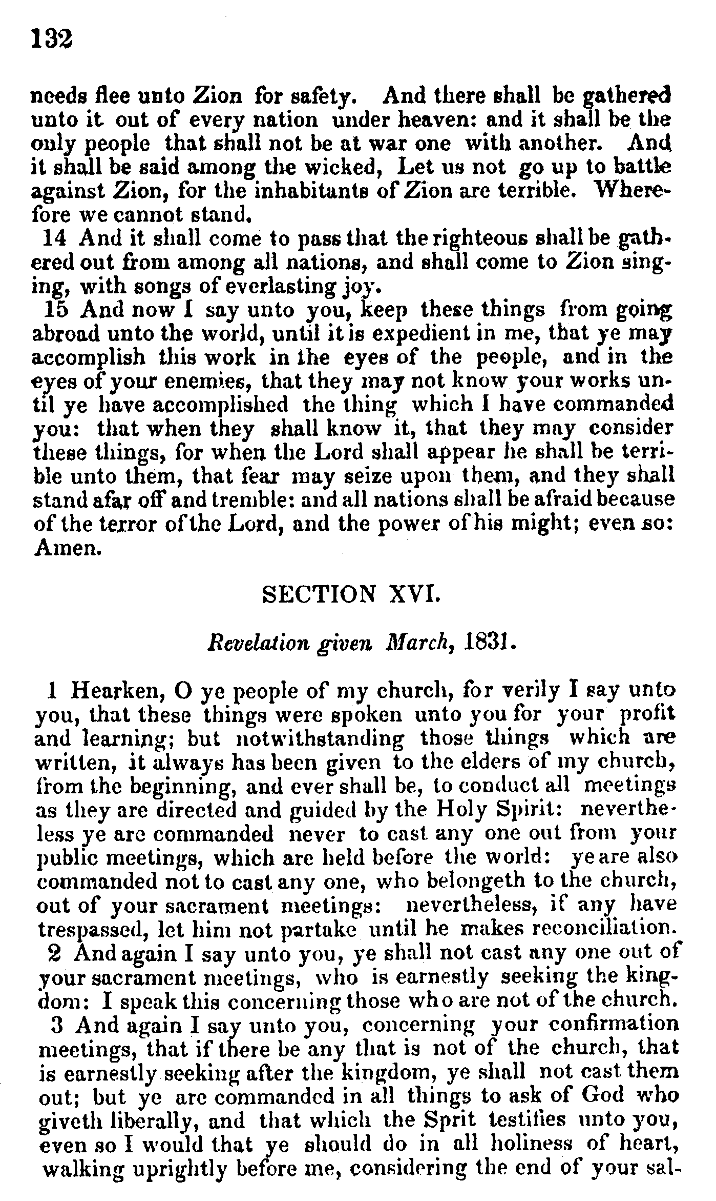 Doctrine And Covenants Page 132