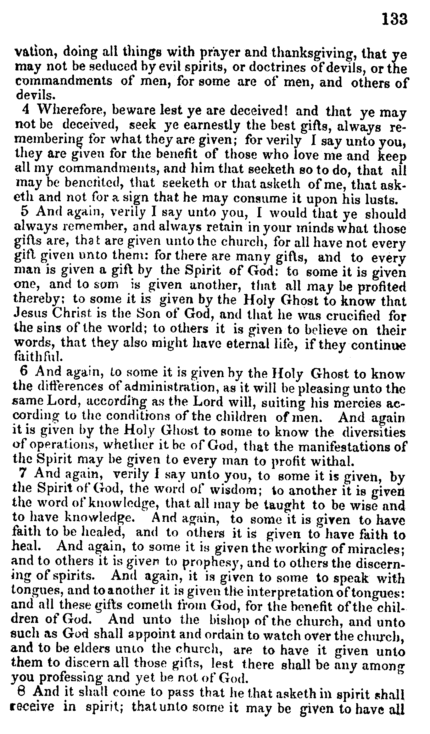 Doctrine And Covenants Page 133
