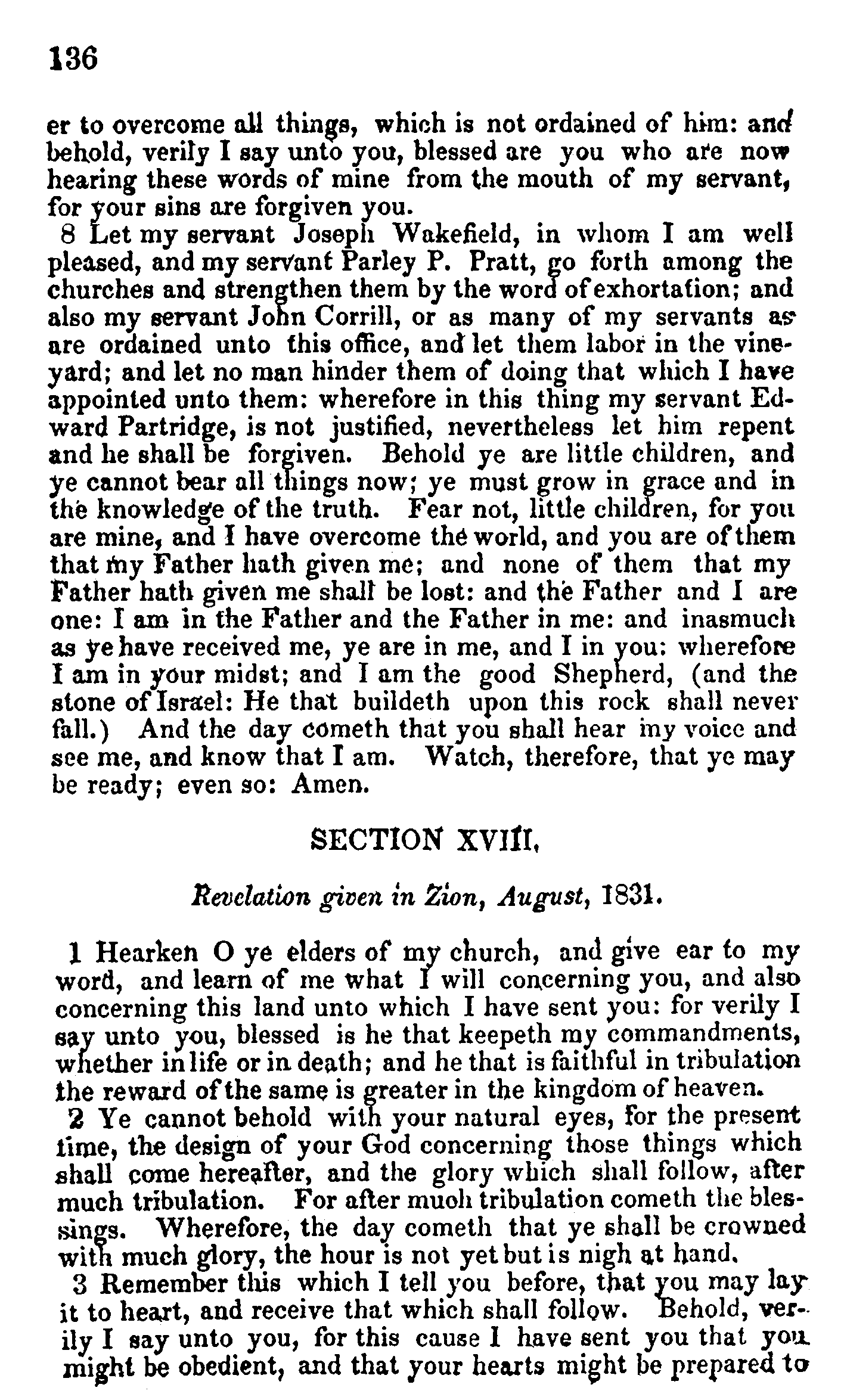 Doctrine And Covenants Page 136