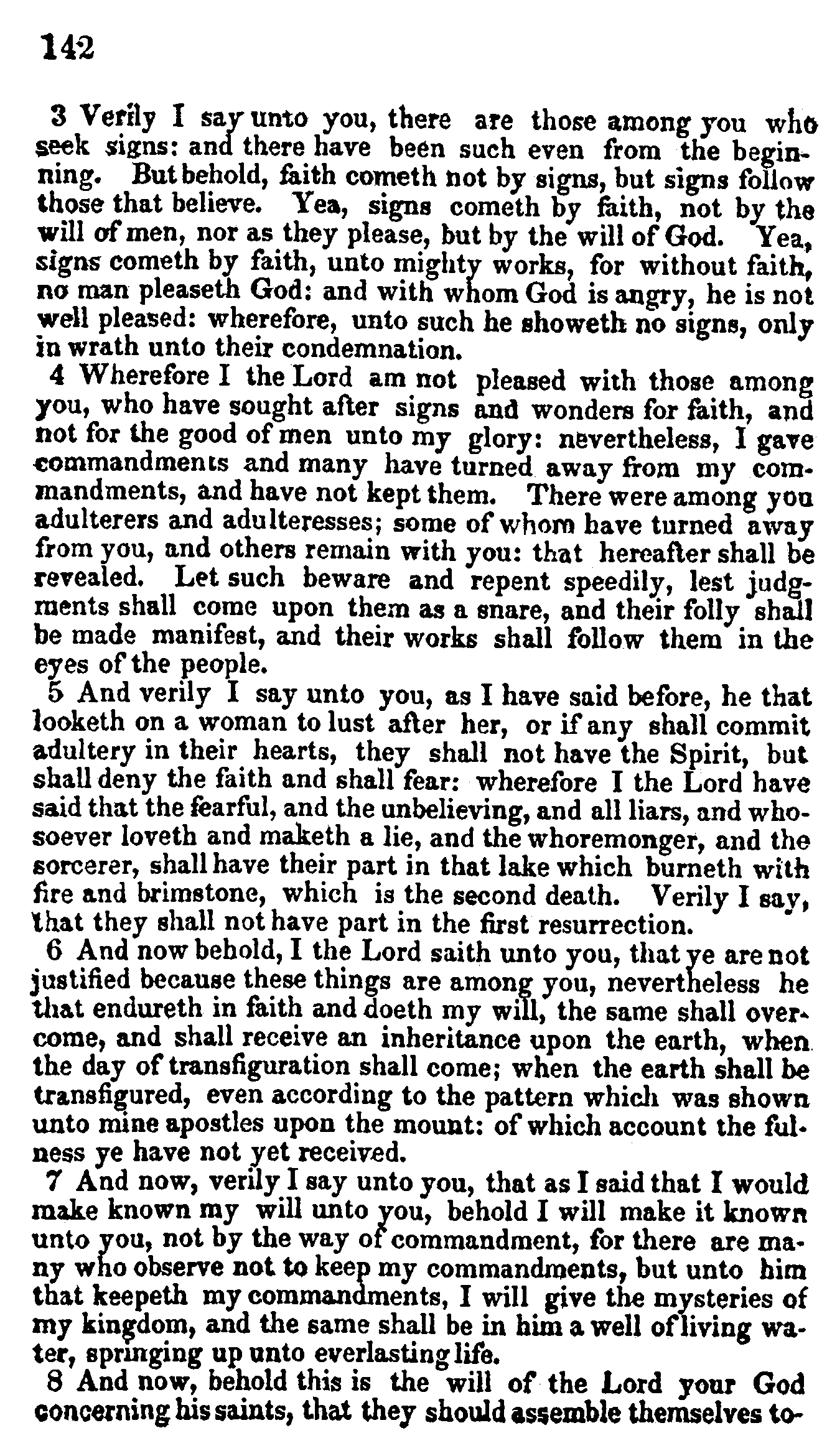Doctrine And Covenants Page 142