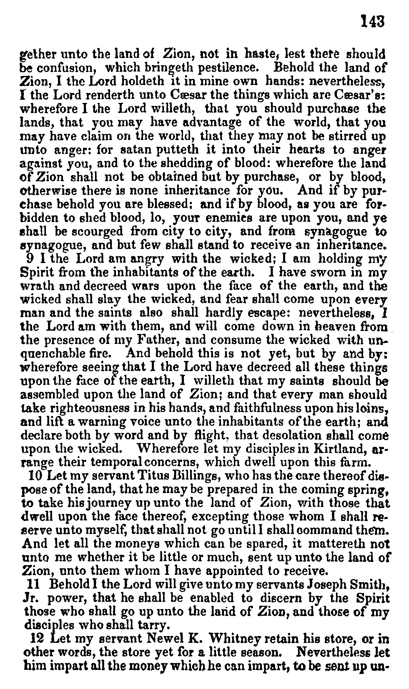 Doctrine And Covenants Page 143