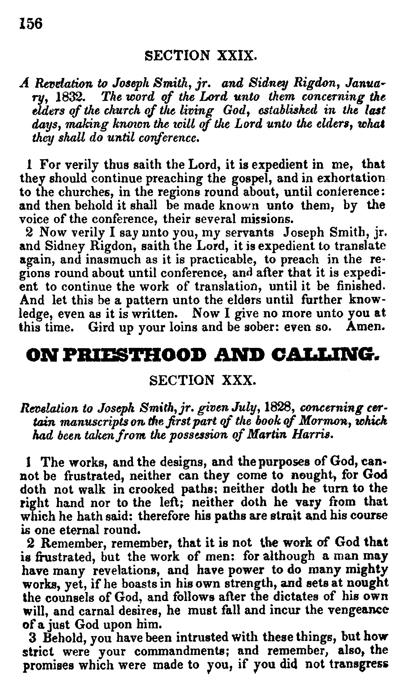 Doctrine And Covenants Page 156