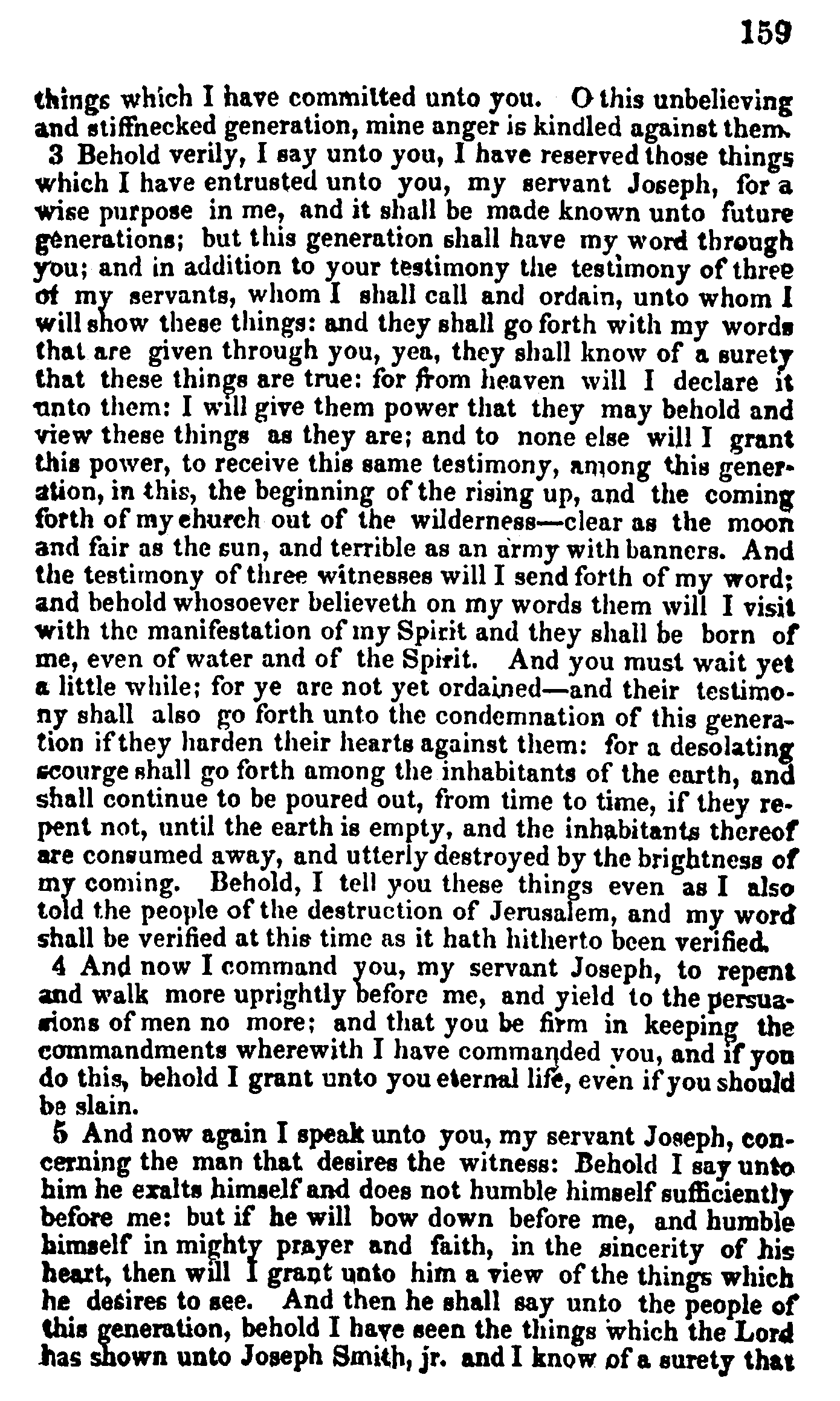 Doctrine And Covenants Page 159