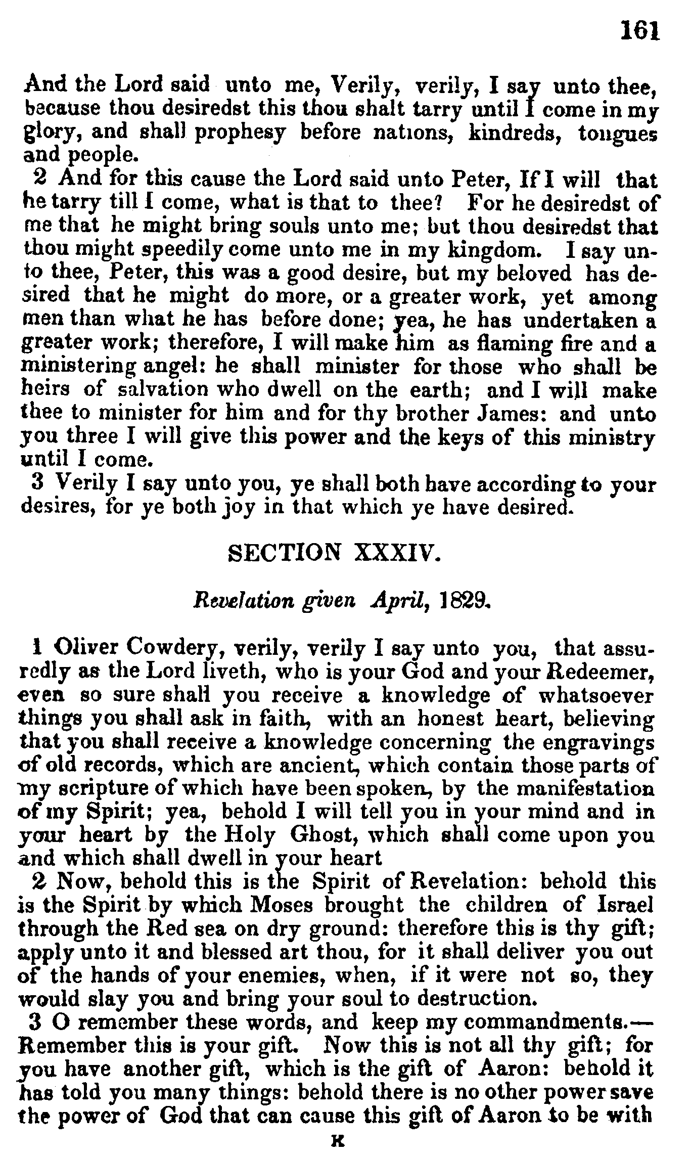 Doctrine And Covenants Page 161