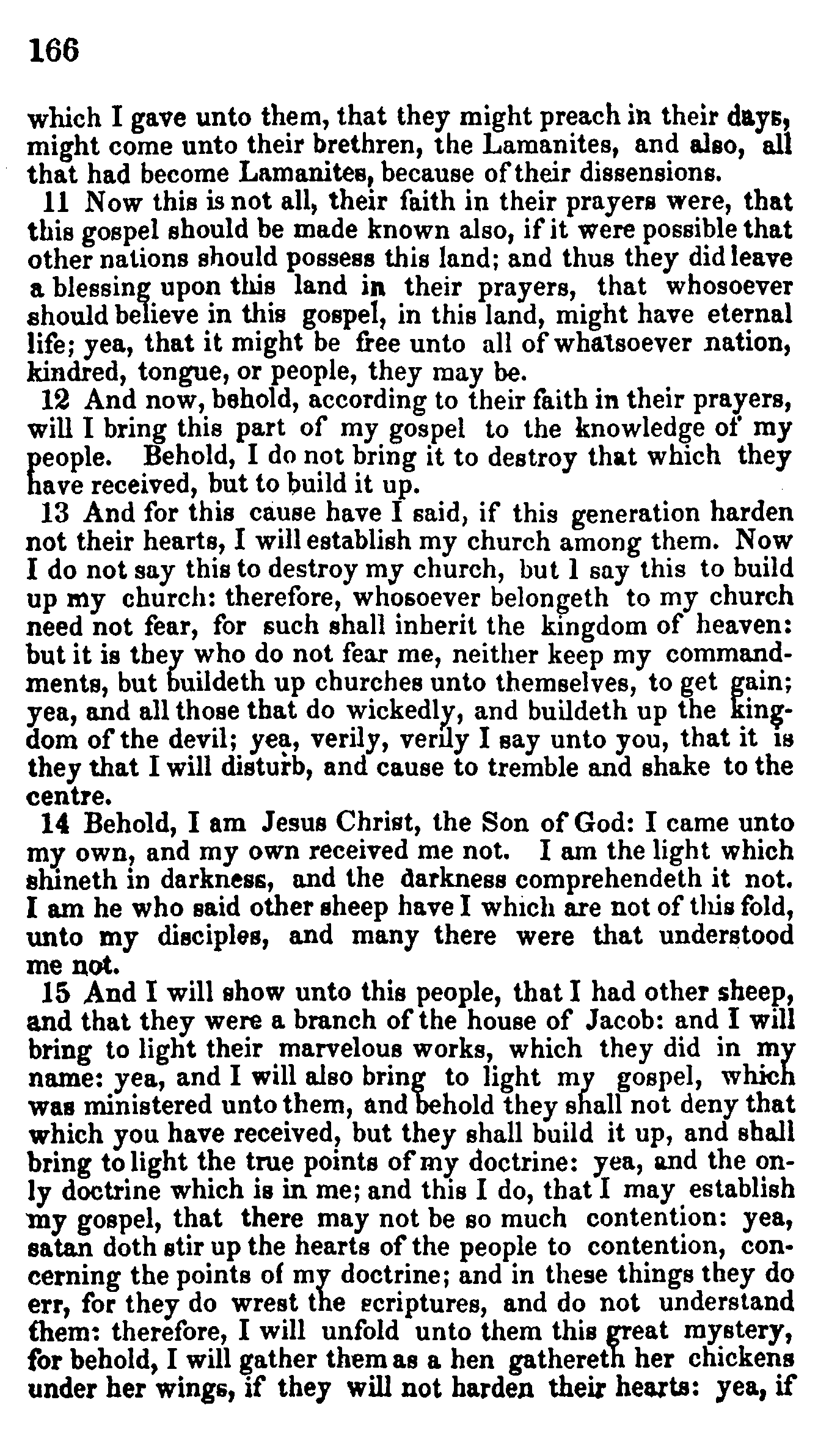 Doctrine And Covenants Page 166