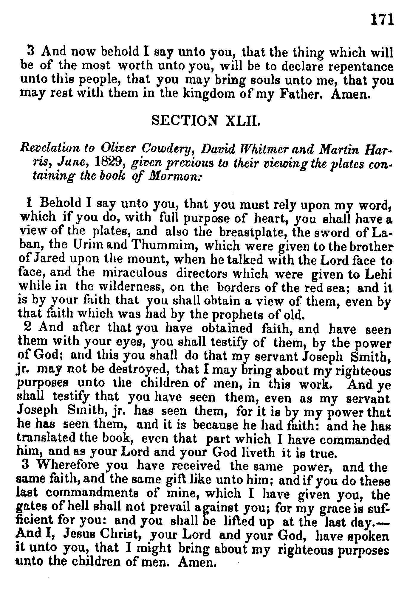 Doctrine And Covenants Page 171