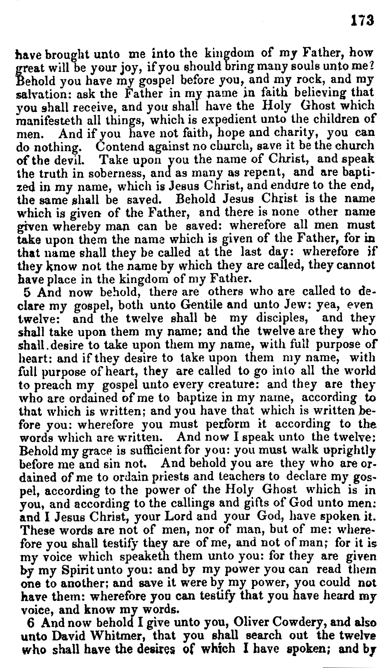 Doctrine And Covenants Page 173