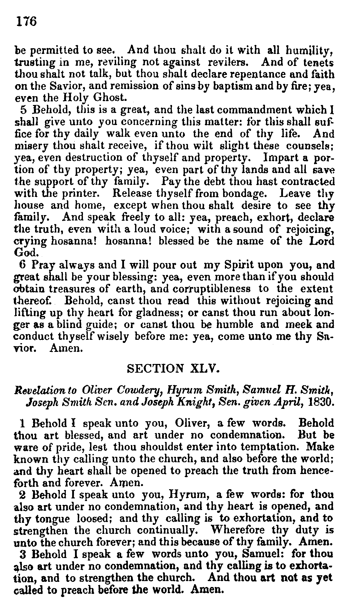 Doctrine And Covenants Page 176
