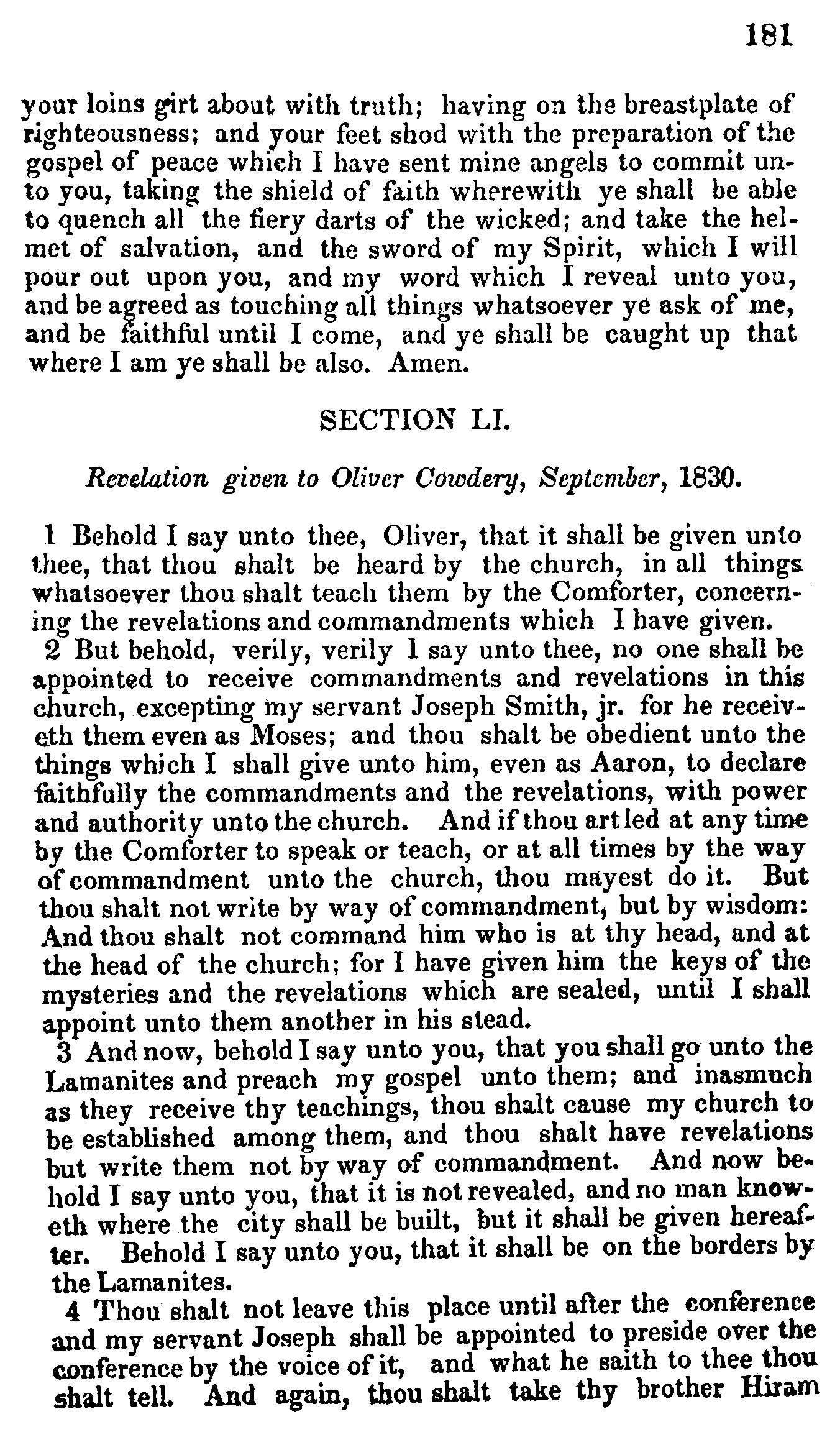 Doctrine And Covenants Page 181