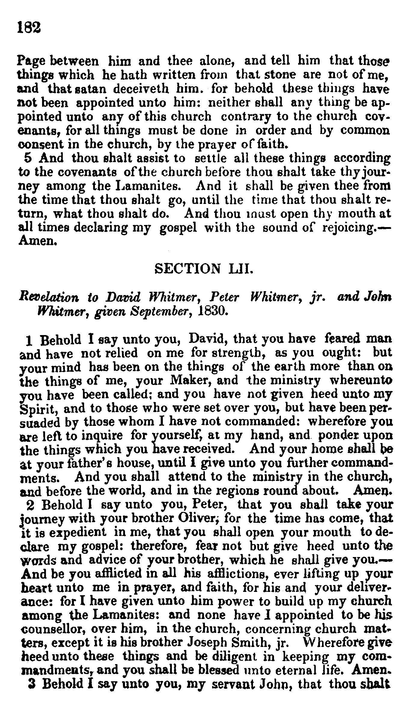 Doctrine And Covenants Page 182