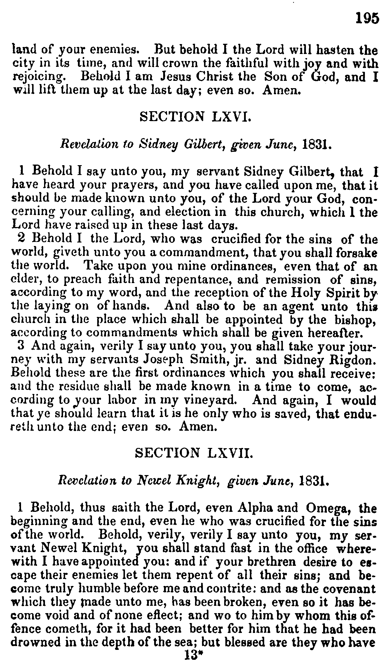 Doctrine And Covenants Page 195