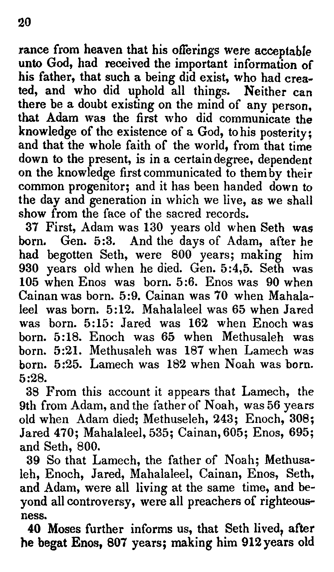 Doctrine And Covenants Page 20