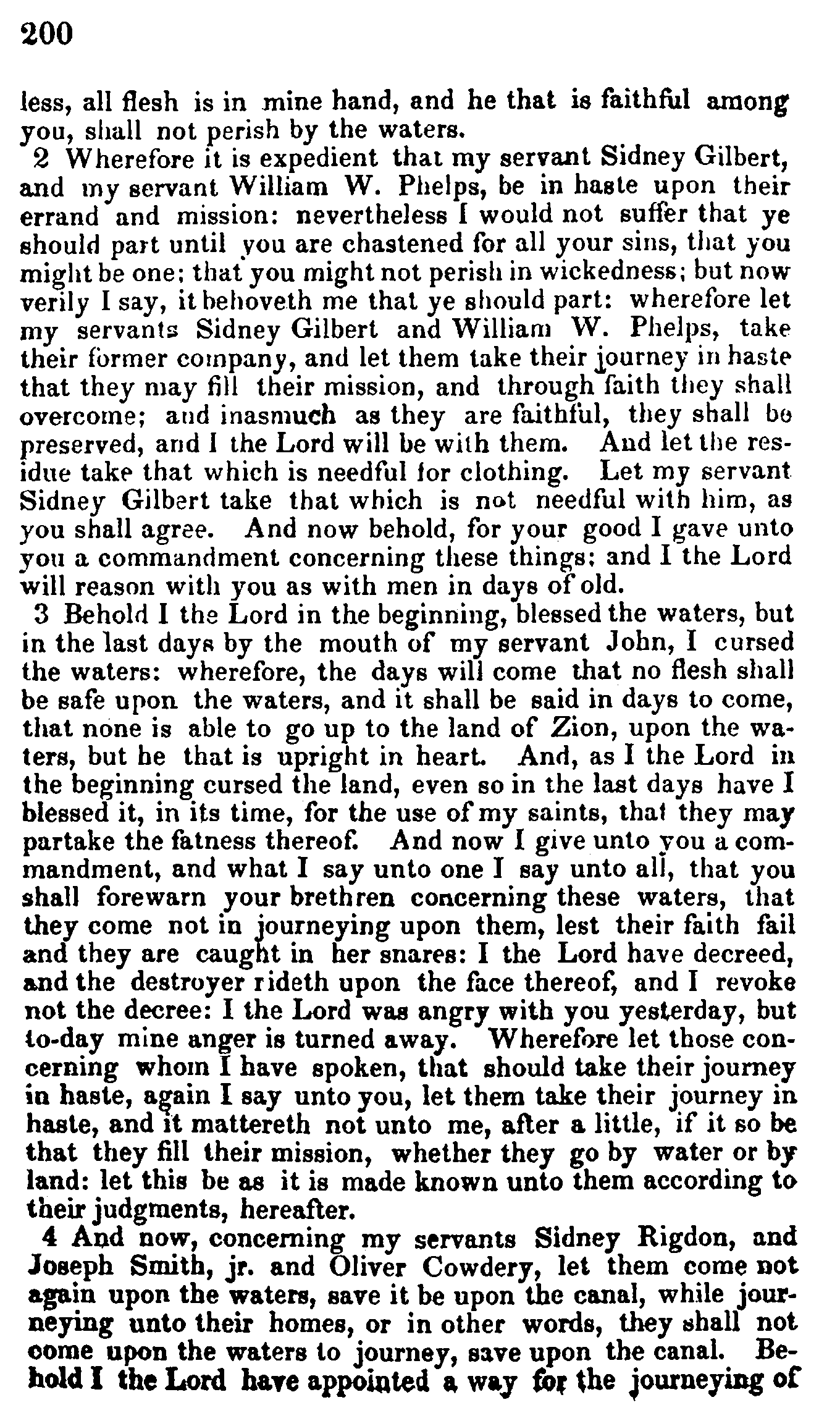 Doctrine And Covenants Page 200