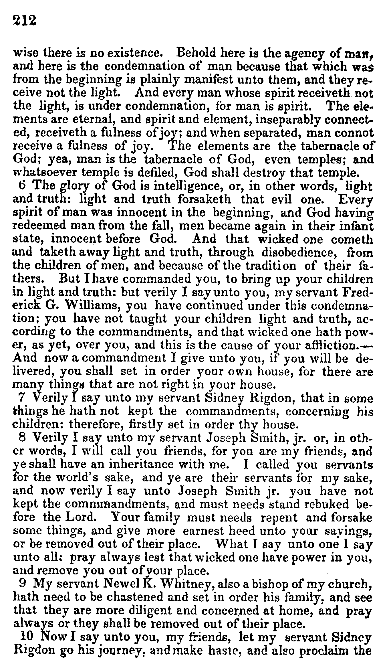 Doctrine And Covenants Page 212
