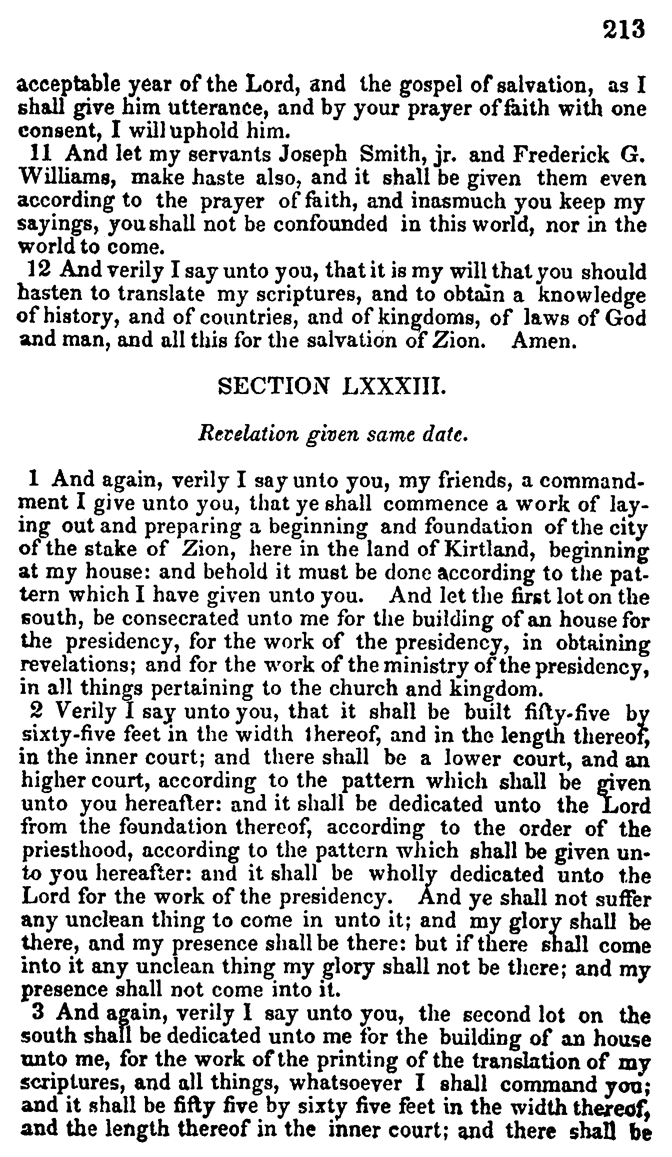 Doctrine And Covenants Page 213