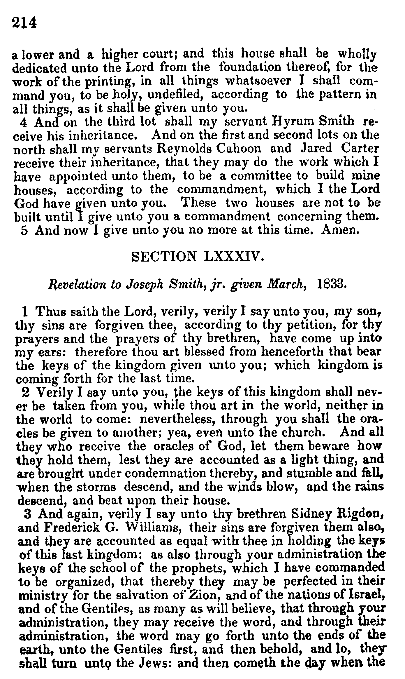 Doctrine And Covenants Page 214