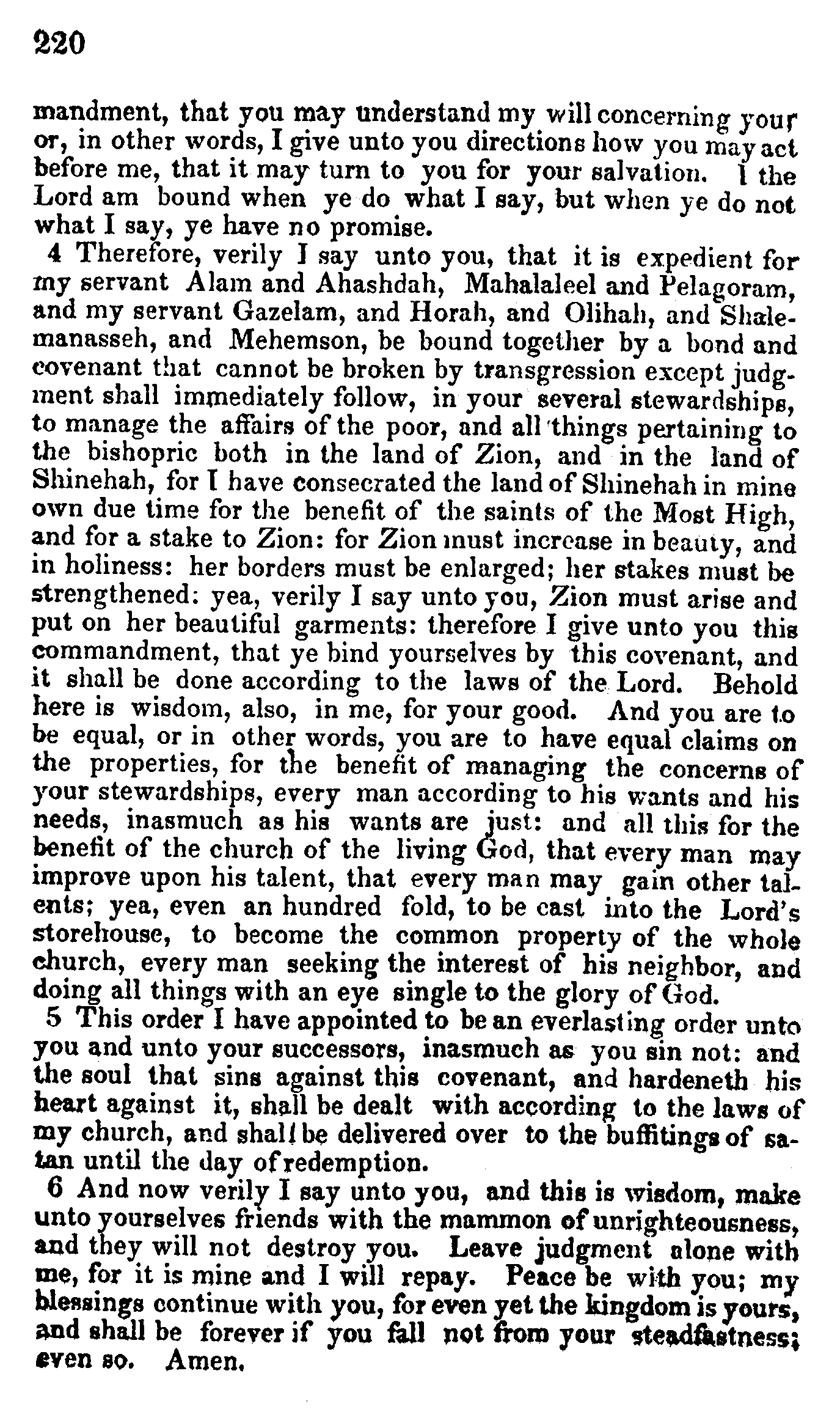 Doctrine And Covenants Page 220