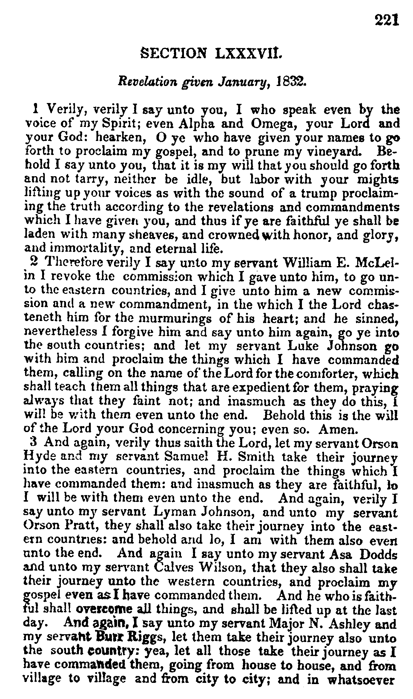 Doctrine And Covenants Page 221