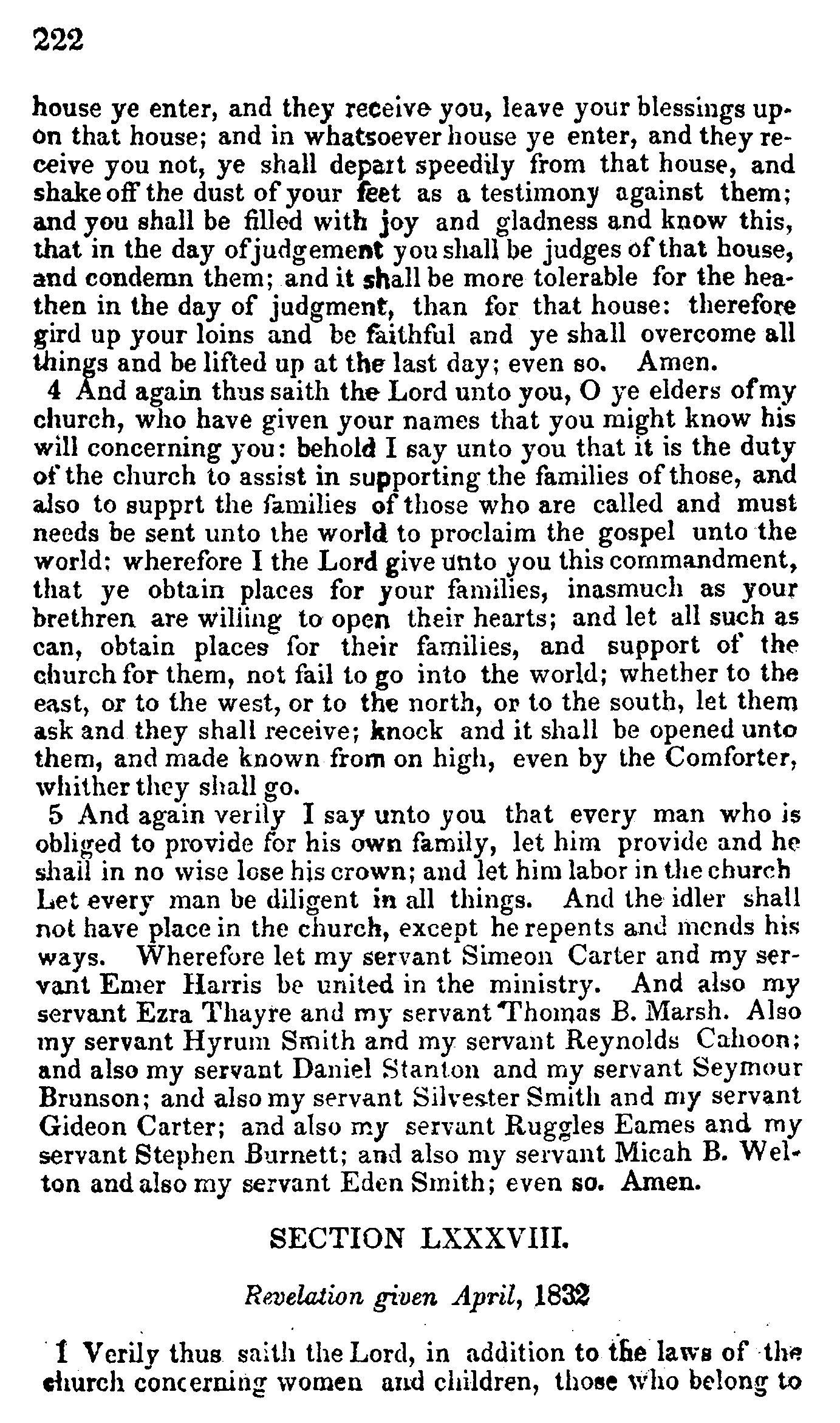Doctrine And Covenants Page 222