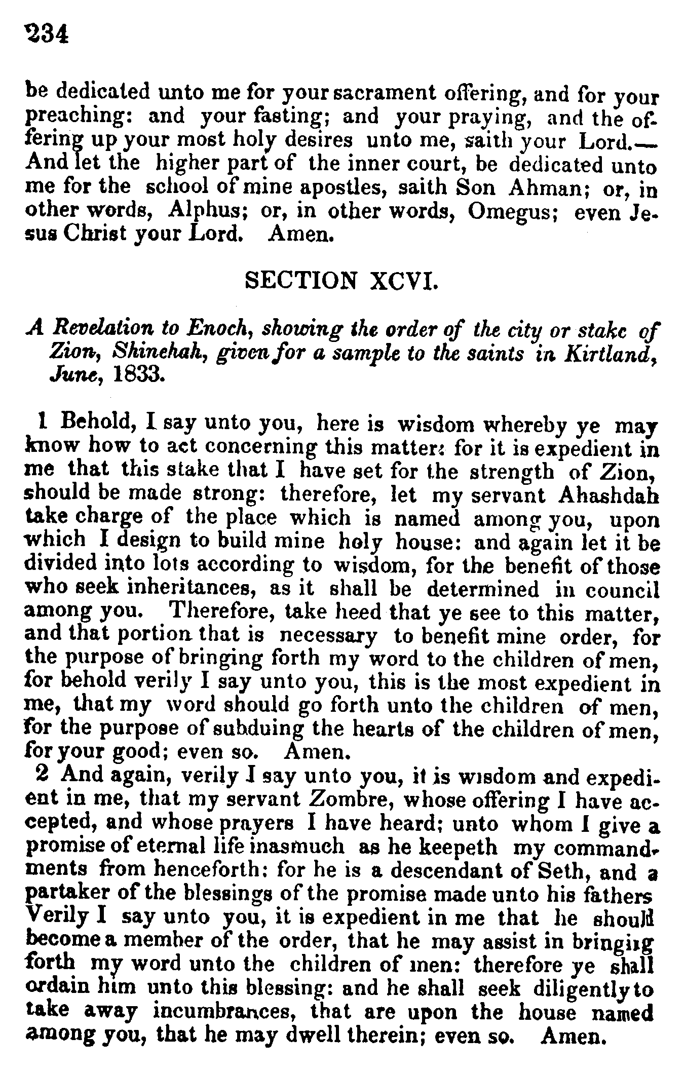 Doctrine And Covenants Page 234