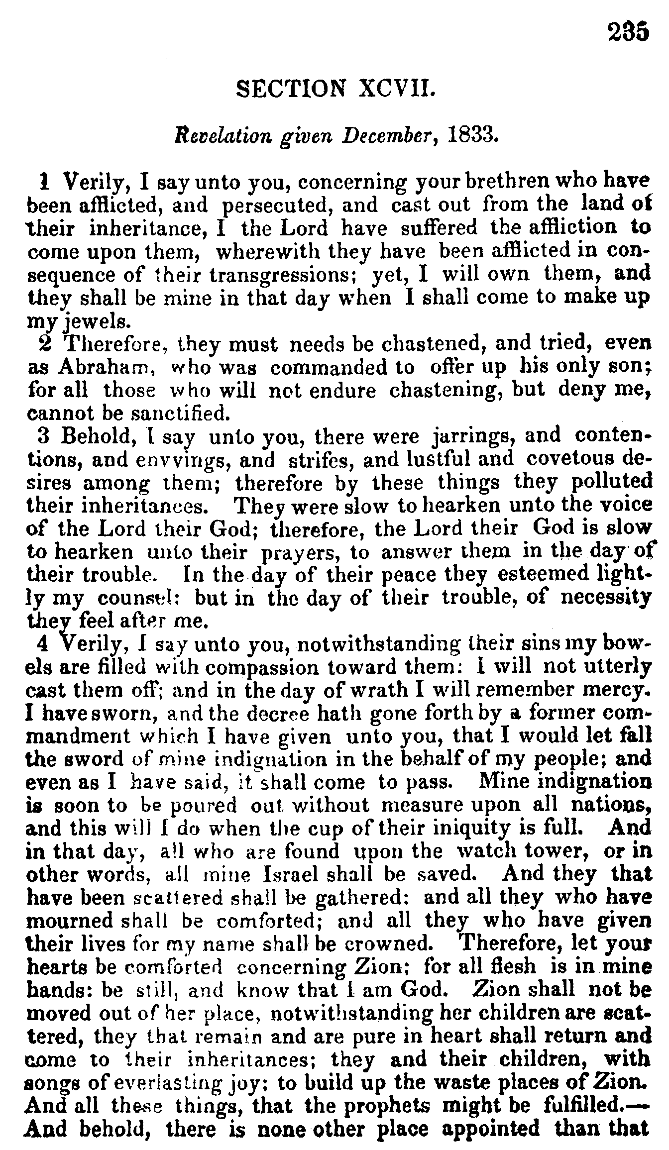 Doctrine And Covenants Page 235