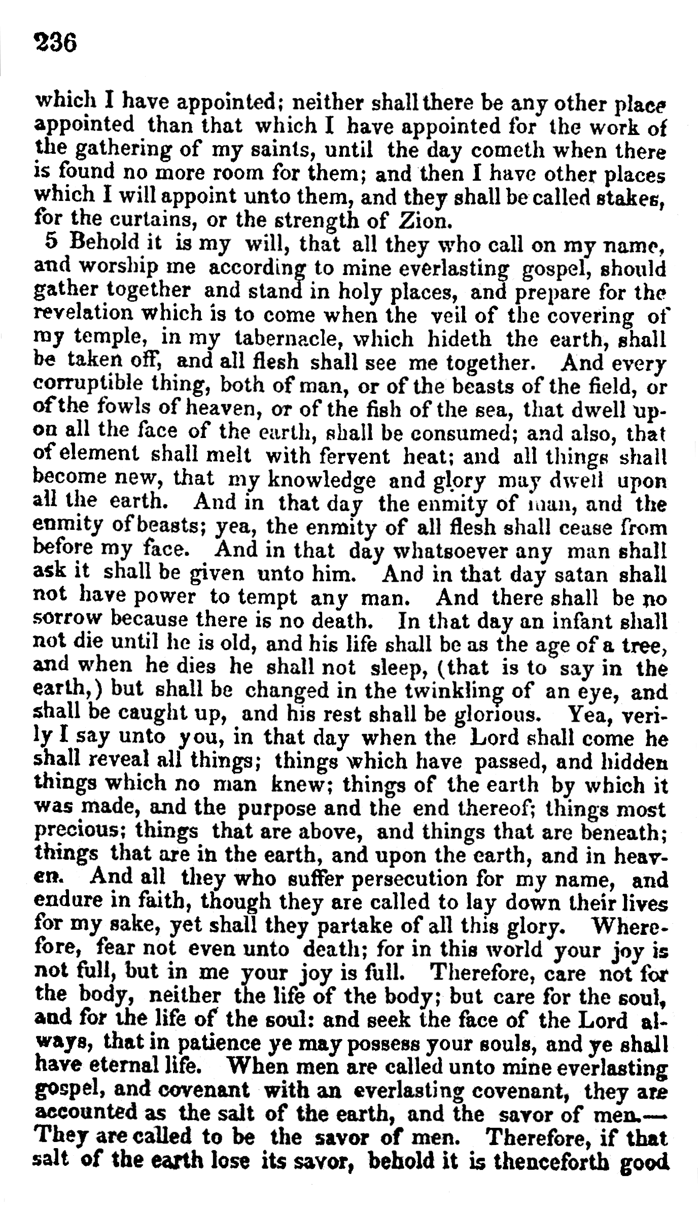 Doctrine And Covenants Page 236