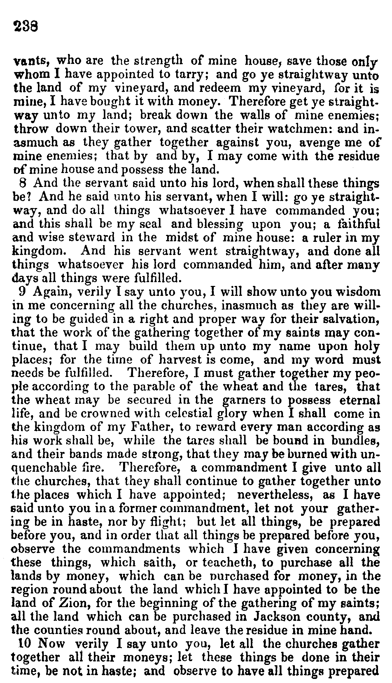 Doctrine And Covenants Page 238
