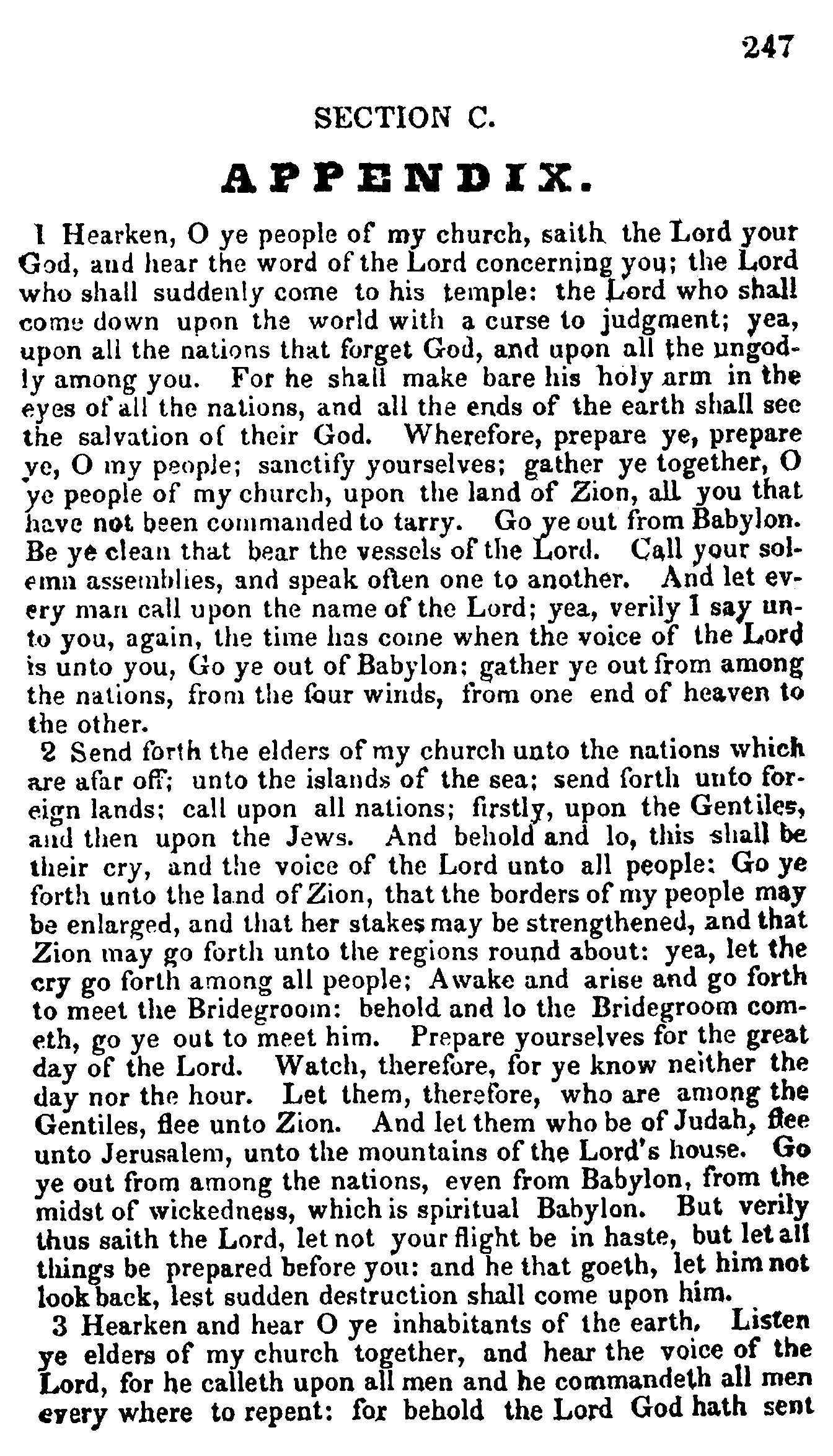 Doctrine And Covenants Page 247
