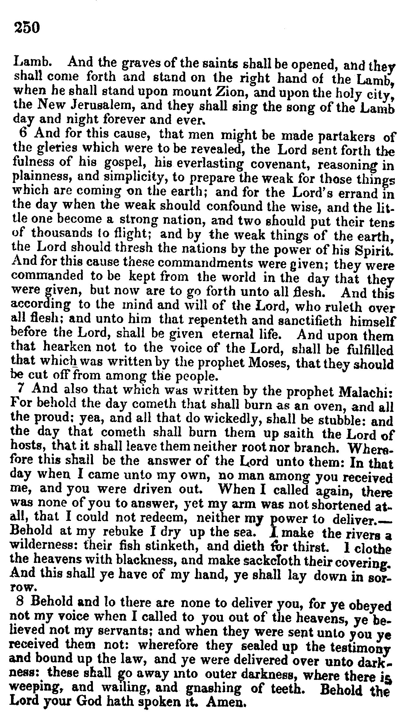 Doctrine And Covenants Page 250