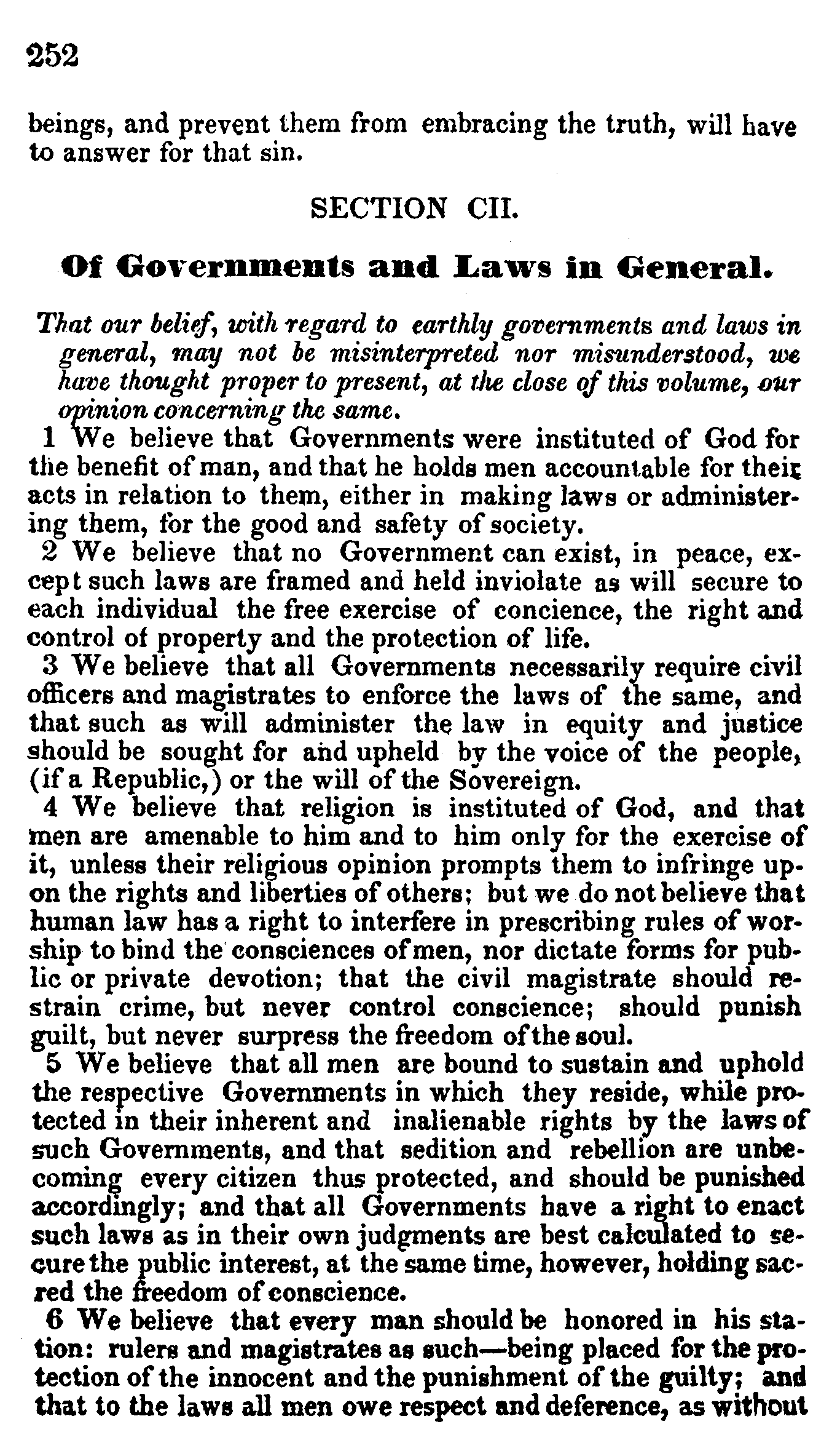 Doctrine And Covenants Page 252