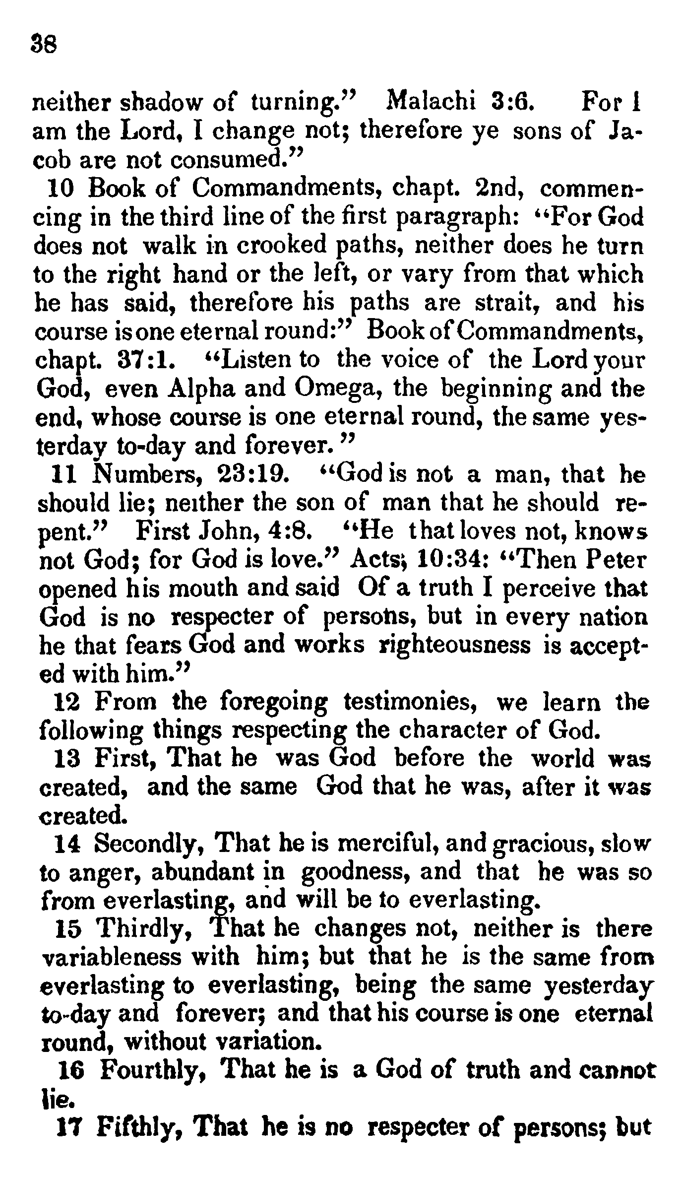 Doctrine And Covenants Page 38
