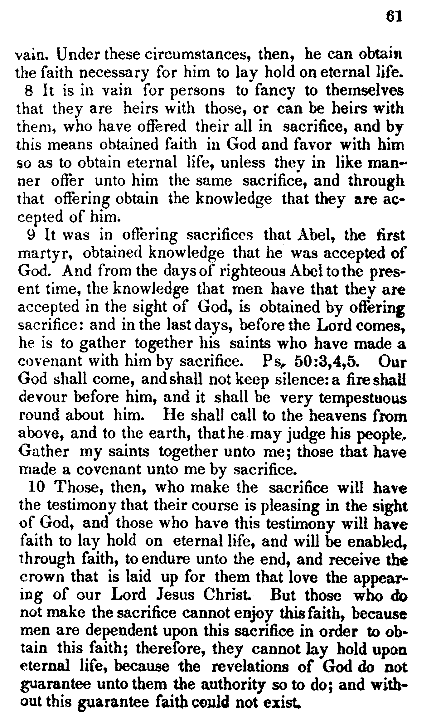 Doctrine And Covenants Page 61